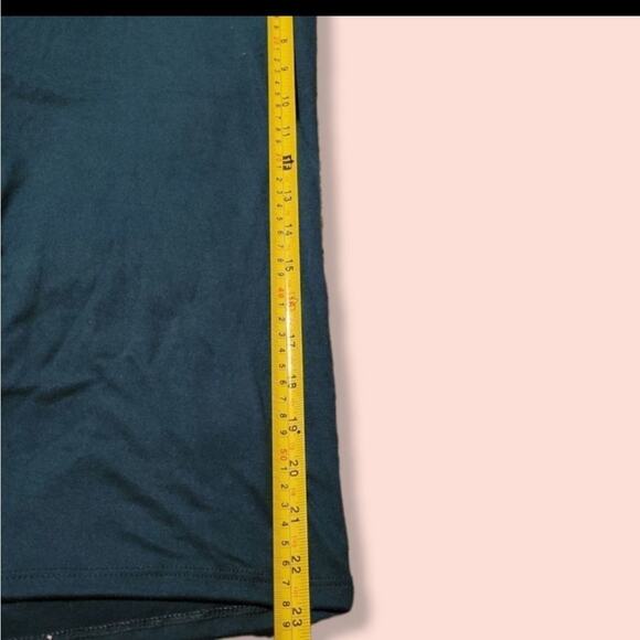 𝅺Fashion nova yoga / biker shorts dark teal - Picture 4 of 6